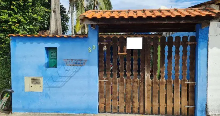 Casa para venda em itanhaém, umuarama, 1 dormitório, 1 banheiro, 2 vagas