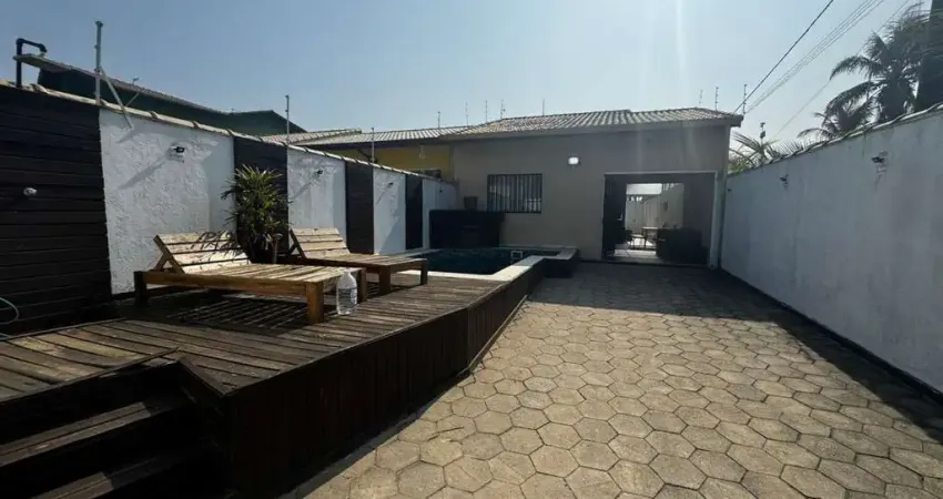 Casa para venda em itanhaém, califórnia, 2 dormitórios, 1 suíte, 1 banheiro, 2 vagas