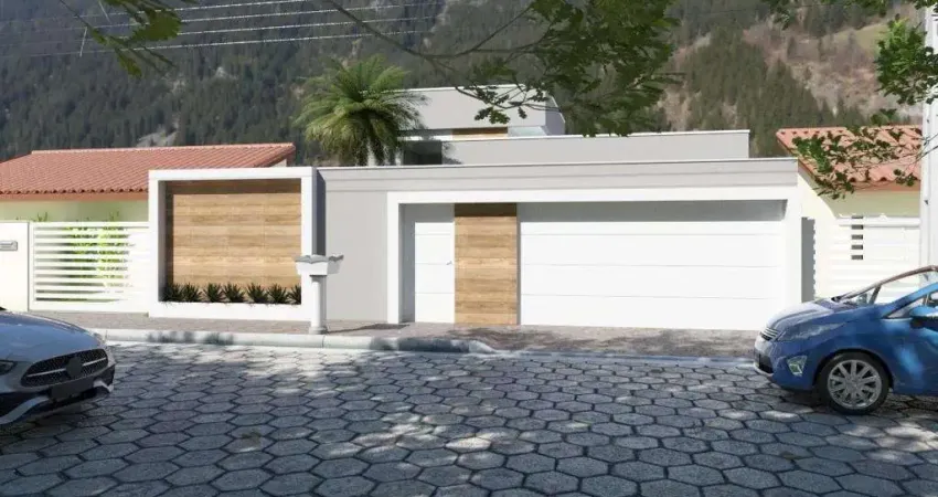 Casa para venda em itanhaém, tupy, 3 dormitórios, 1 suíte, 1 banheiro, 5 vagas