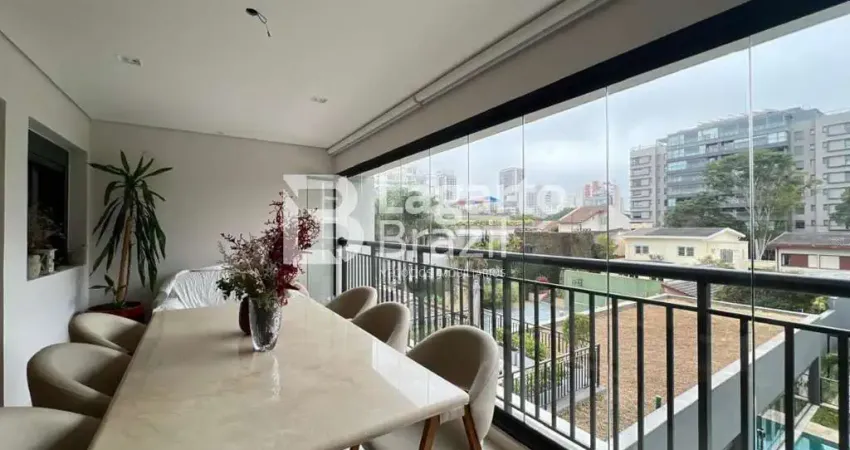 Apartamento com 130 m², 3 quartos sendo 3 suítes à venda no bairro brooklin.