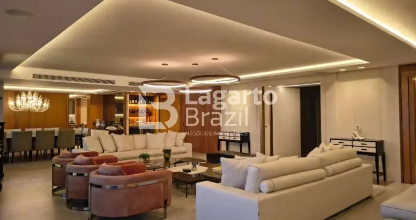 Apartamento com 485 m², 4 quartos sendo 4 suítes à venda no bairro campo belo.