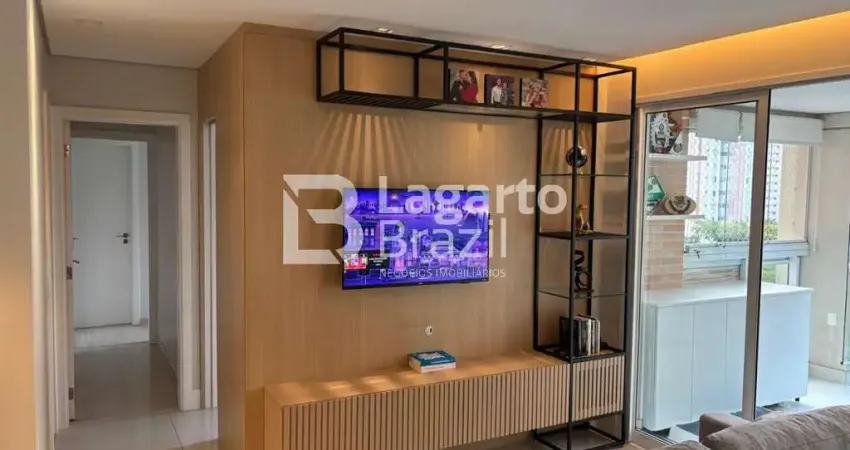 Apartamento com 110 m², 3 quartos sendo 2 suítes à venda no bairro vila olímpia.