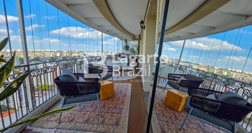 Cobertura duplex com 386 m², 4 dormitórios sendo 4 suítes à venda no bairro campo belo.