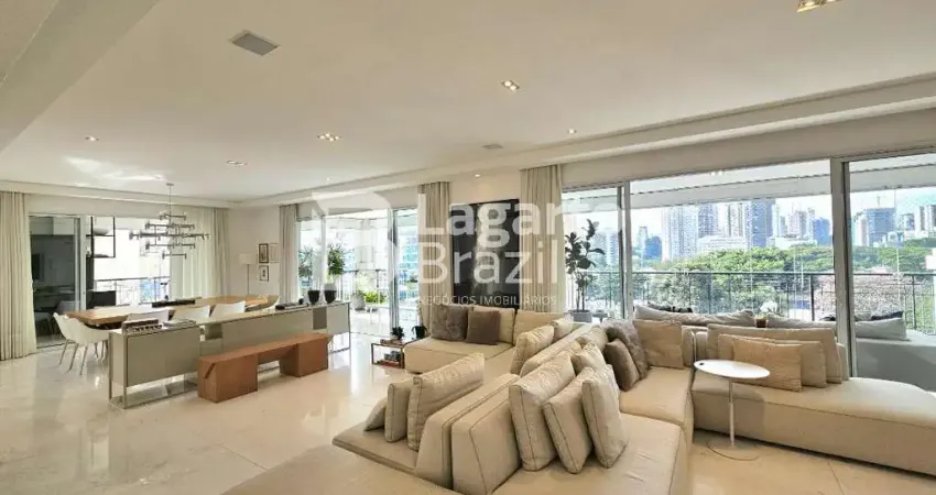 Apartamento com 400 m², 4 dormitórios sendo 4 suítes à venda no bairro moema.