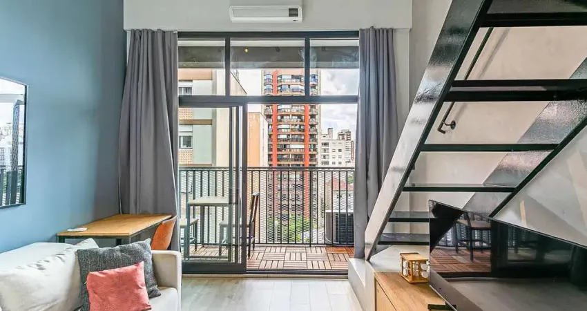 Apartamento com 1 quarto à venda na Rua Francisco Leitão, 265, Pinheiros, São Paulo