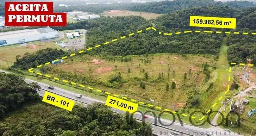 Terreno à venda na Eixo Industrial Hellmuth Miers, 10, Zona Industrial, Joinville