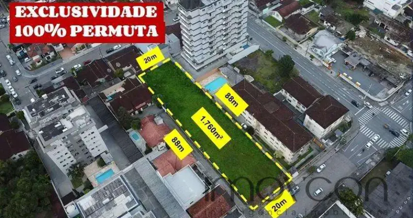 Terreno à venda na Rua Laguna, 10, Bucarein, Joinville