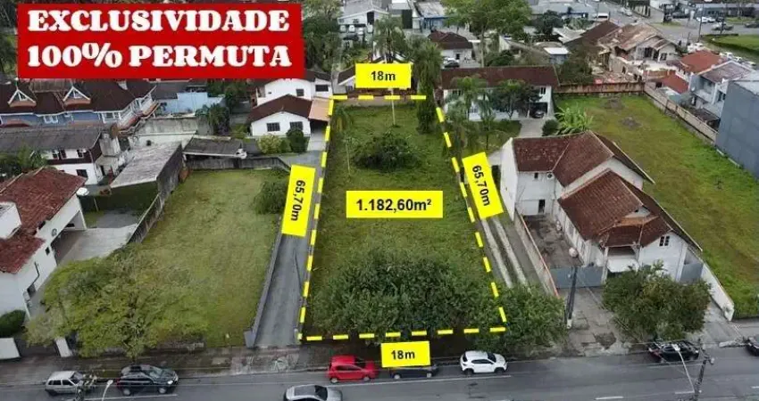 Terreno à venda na Rua João Barthold, 10, América, Joinville