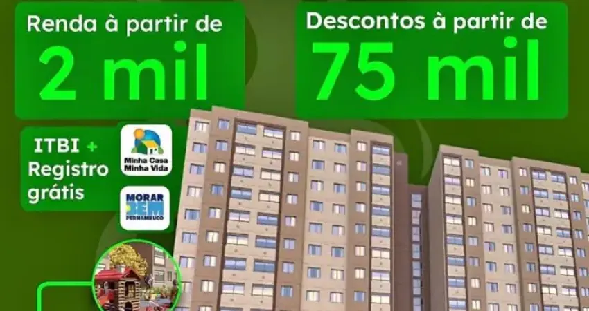 Apartamento de 2 quartos, elevador, ótima localização, imbiribeira