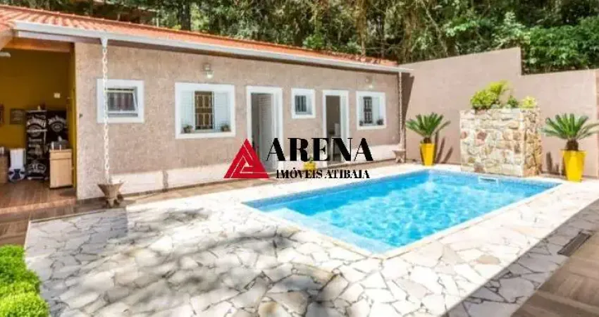 Imperdível casa de luxo com 5 quartos e 5 suítes no Parque Residencial Itaguaçu, Atibaia-SP - 262,50m² - Agende sua visita!