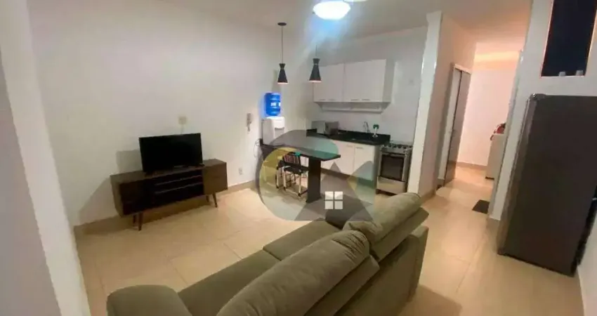 Apartamento com 1 dormitório para alugar, 40 m² por r$ 2.000/mês - fortaleza - barretos/sp