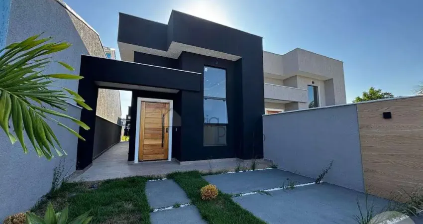 Excelente casa com 3 quartos e área gourmet,  à venda em itaipuaçú-maricá rj.