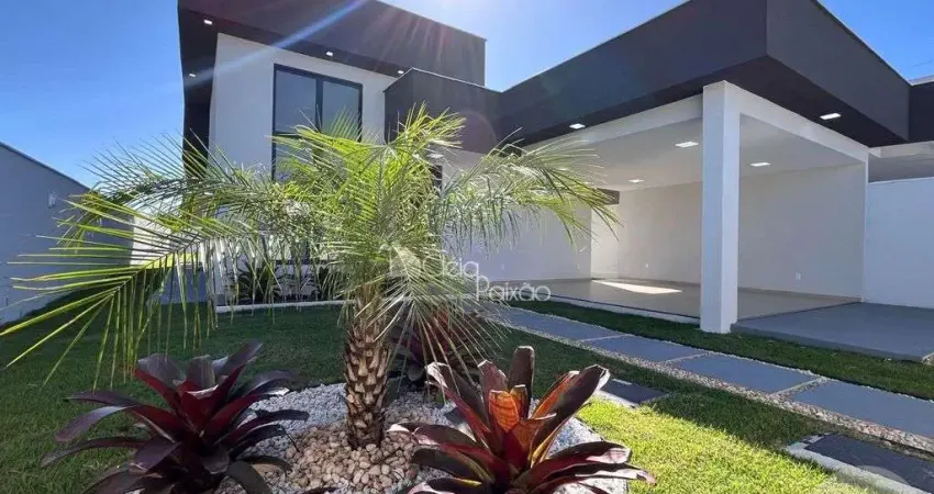 Ótima casa com 3 quartos e área gourmet à venda em itaipuaçú, maricá rj.