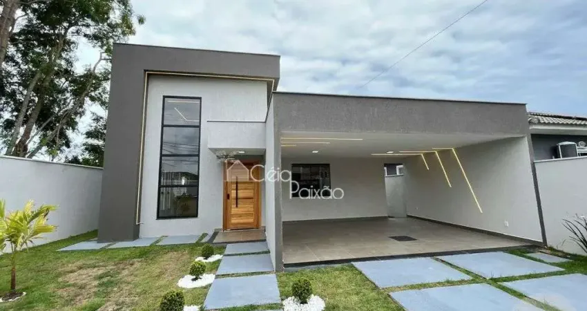 Ótima casa com 3 quartos e área gourmet à venda em itaipuaçú, maricá rj.