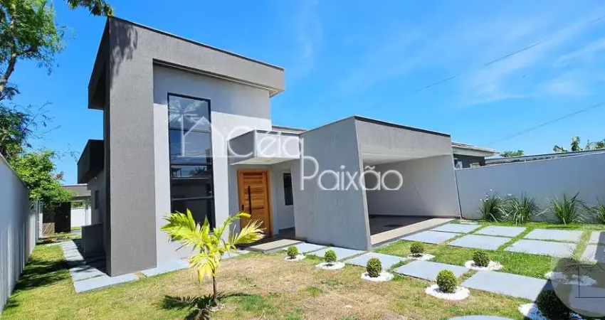 Ótima casa com 3 quartos e área gourmet à venda em itaipuaçú, maricá rj.