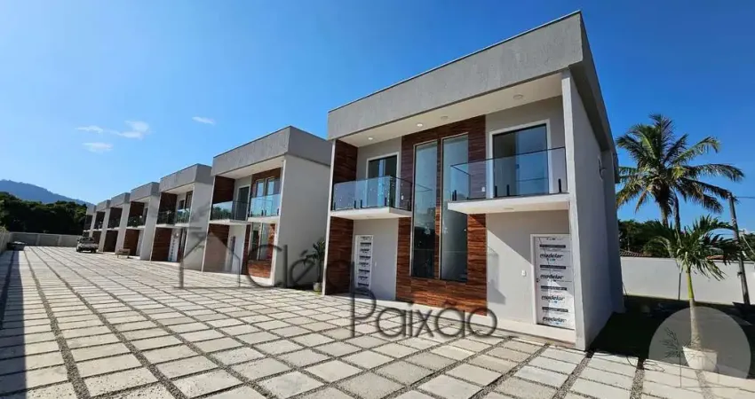 Lindas casas dúplex com duas suítes à venda em inoã,  maricá rj.