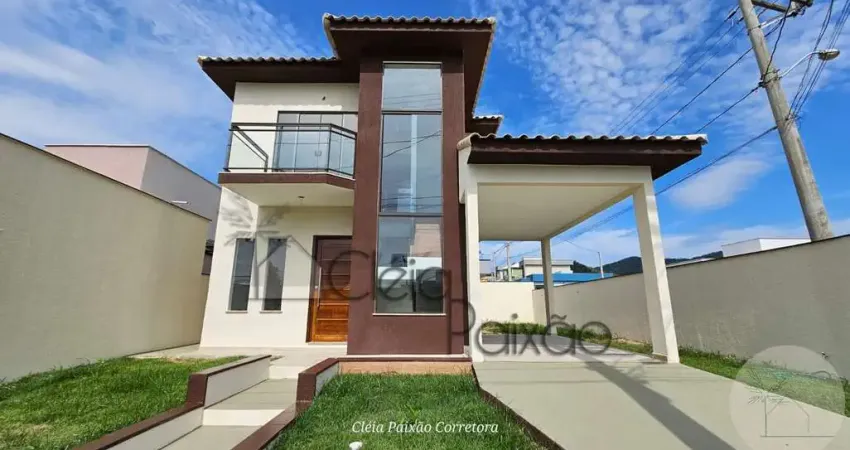 Casa moderna em condomínio fechado à venda em maricá com 2 suítes!