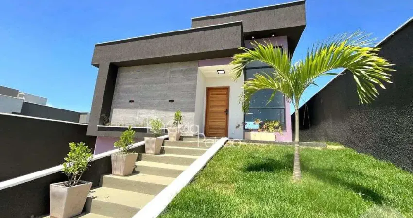 Casa linda e moderna com 3 quartos à venda em condomínio fechado.