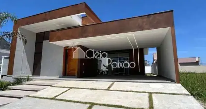 Casa maravilhosa com 3 suítes à venda em condomínio fechado, inõa-maricá rj.