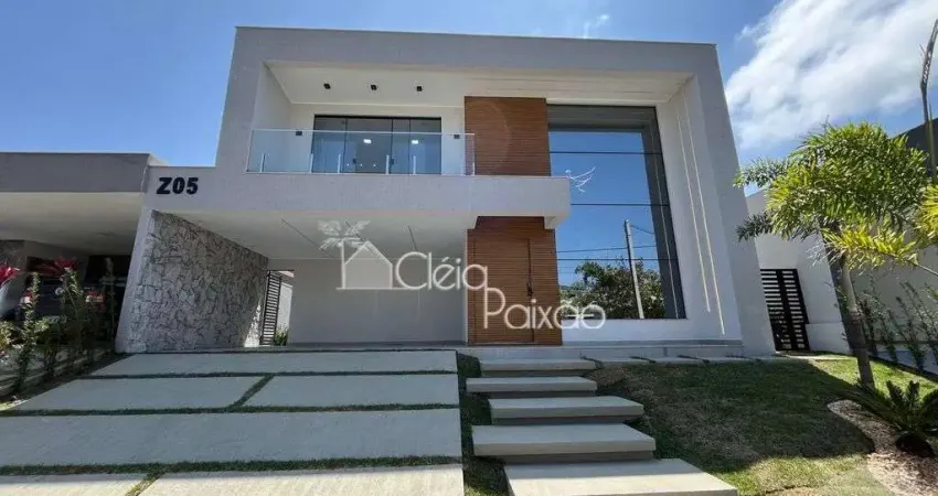 Casa espetacular com 4 quartos à venda no condomínio alphaville, maricá rj.