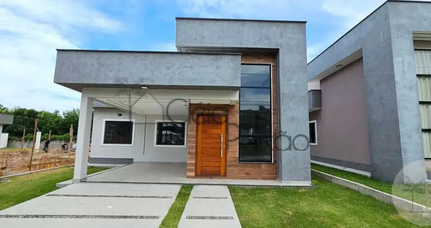 Ótima casa com 3 quartos à venda em condomínio fechado,  maricá rj.