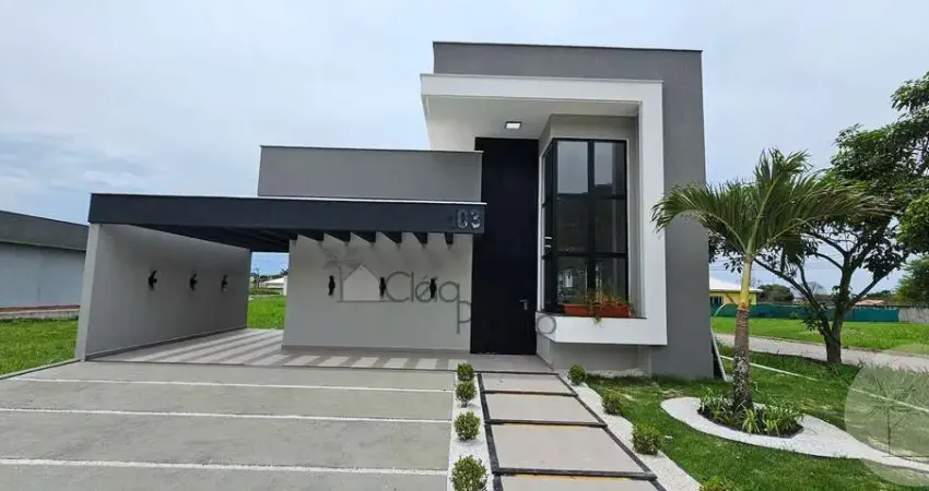 Belíssima casa com 3 quartos à venda em condomínio fechado, Maricá RJ.