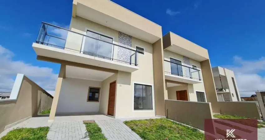Sobrado com 3 dormitórios à venda, 126 m² por R$ 630.000,00 - Costeira - São José dos Pinhais/PR