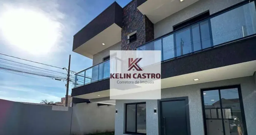 Sobrado com 3 dormitórios à venda, 141 m² por R$ 829.000,00 - Boneca do Iguaçu - São José dos Pinhais/PR