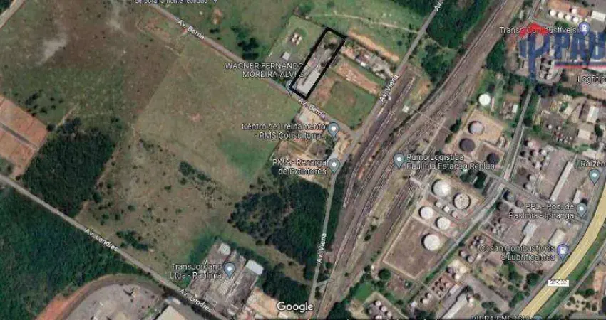 Área à venda, 9715 m² por r$ 3.886.324,00 - cascata - paulínia/sp