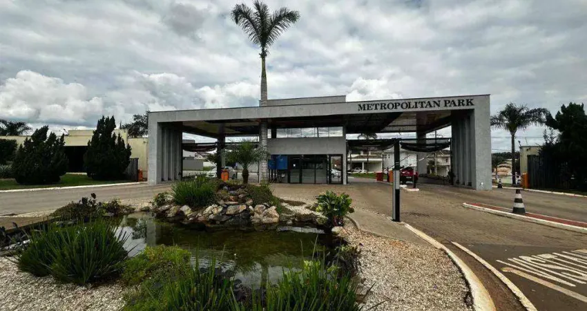 Terreno à venda, 390 m² por r$ 650.000,00 - condomínio metropolitan park - paulínia/sp