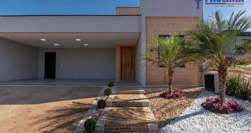 Casa com 3 dormitórios à venda, 198 m² por r$ 1.790.000 - condomínio residencial santorini - paulínia/sp