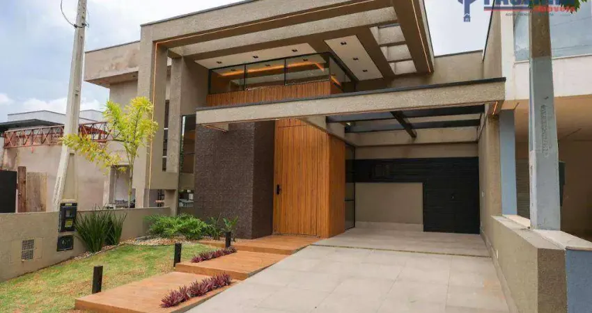 Casa com 3 dormitórios à venda, 140 m² por r$ 1.200.000 - condomínio residencial terras da estância - ala do bosque - paulínia/sp