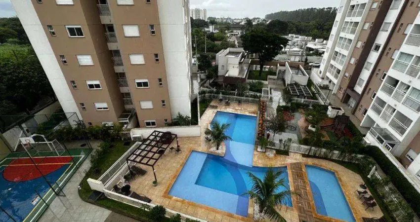 Apartamento com 2 dormitórios para alugar, 70 m² por r$ 4.470,00/mês - morada morumbi residencial clube - paulínia/sp