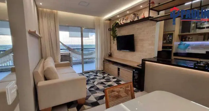 Apartamento com 3 dormitórios à venda, 86 m² por r$ 890.000,00 - residencial art&life - paulínia/sp