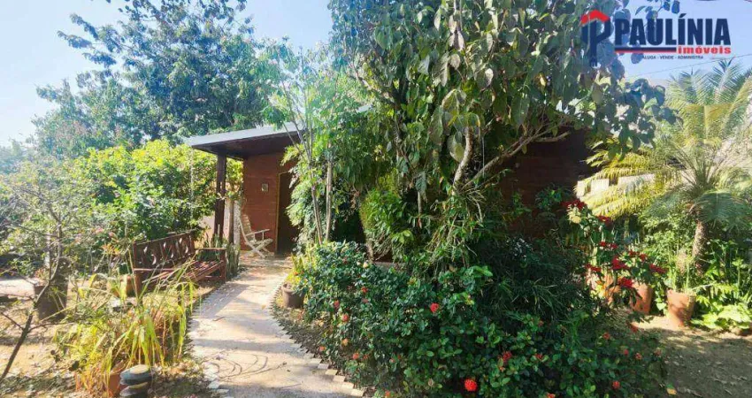 Chácara com 4 dormitórios à venda, 889 m² por r$ 750.000,00 - balneario tropical - paulínia/sp