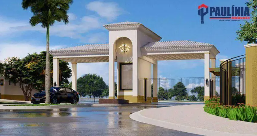 Terreno à venda, 200 m² por r$ 280.000 - condomínio terras da fazenda - paulínia/sp