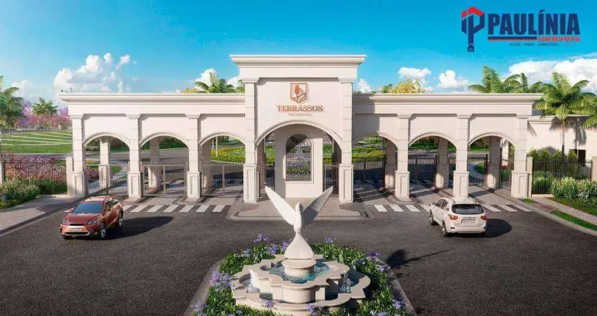 Terreno à venda, 250 m² por r$ 387.500 - terrassos residencial - paulínia/sp