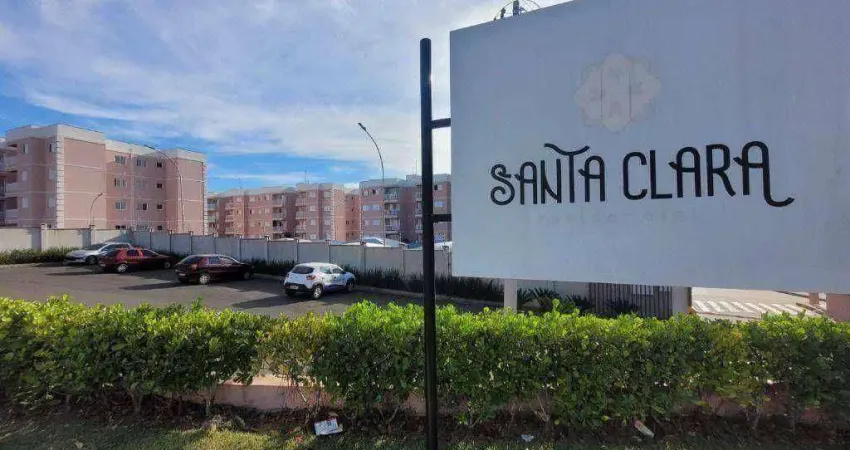 Apartamento com 2 dormitórios para alugar, 55 m² por r$ 2.900,00/mês - residencial santa clara - paulínia/sp