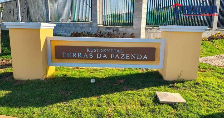 Terreno à venda, 200 m² por r$ 280.000 - condomínio terras da fazenda - paulínia/sp