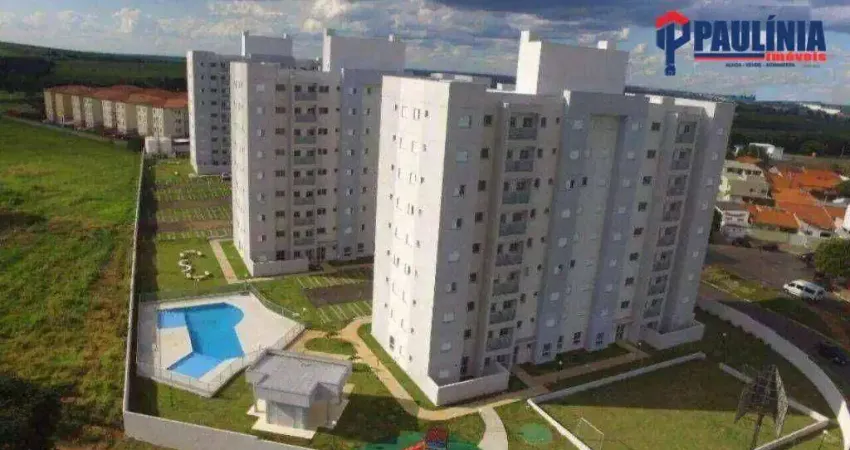 Apartamento com 2 dormitórios para alugar, 46 m² por r$ 2.374/mês - residencial clube aquaville - paulínia/sp