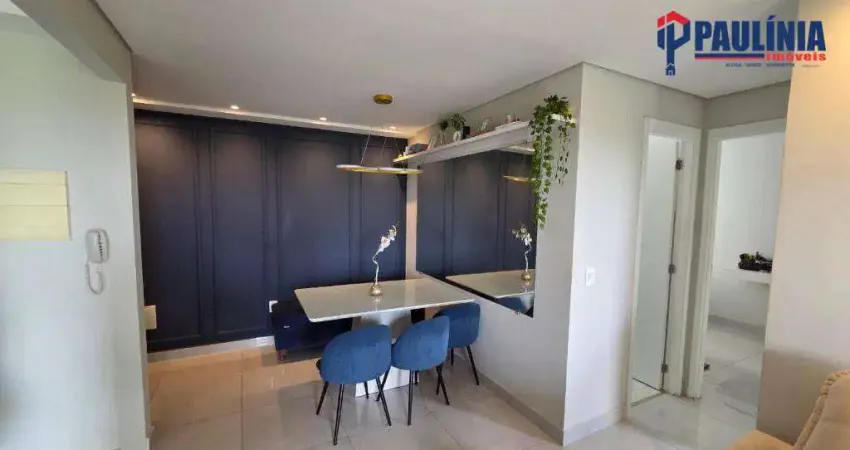 Apartamento com 2 quartos para alugar, 60 m² por r$ 3.180/mês - brisa da mata - manacás - paulínia/sp