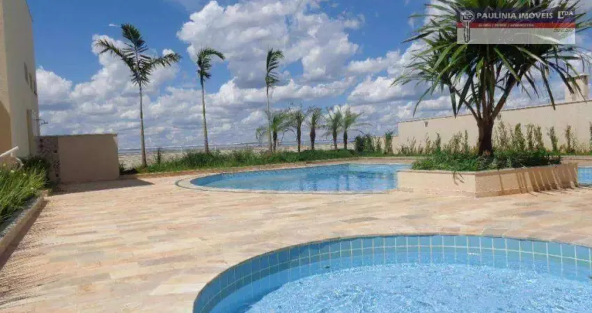 Apartamento com 2 dormitórios para alugar, 56 m² por r$ 3.100,00/mês - vivare club residence - paulínia/sp