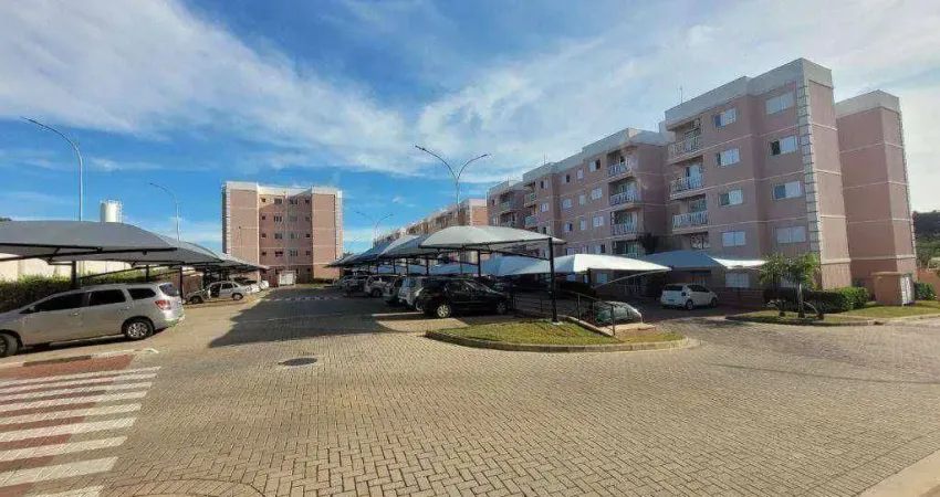 Apartamento com 2 dormitórios para alugar, 55 m² por R$ 2.400/mês - Residencial Santa Clara - Paulínia/SP