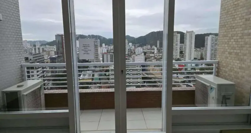 Conjunto comercial com 1 quarto, vila mathias, santos - r$ 530 mil, cod: 13019