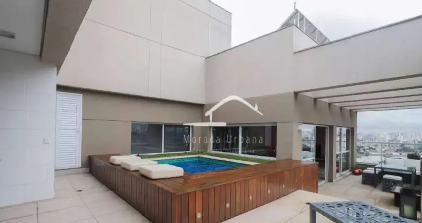 Cobertura duplex 311 m² à venda no condomínio vanguarda – lapa – 3 suítes e piscina privativa