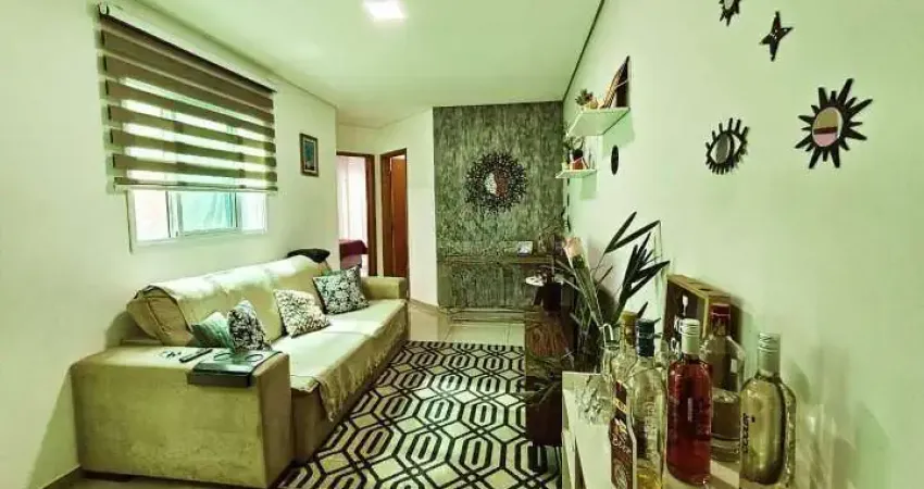 Apartamento para venda em santo andré, jardim las vegas, 2 dormitórios, 1 banheiro, 1 vaga