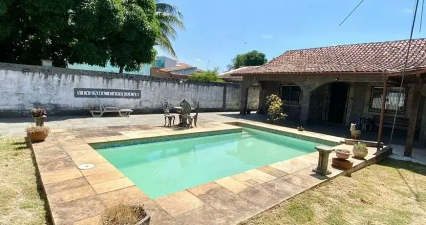 Casa linear, terreno 360m², 2 quartos, piscina , 300 metros da orla do parque nanci