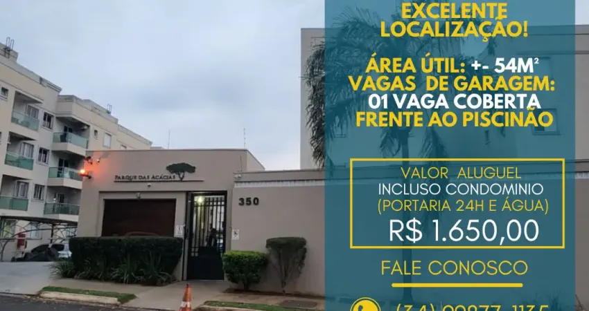 Apartamento parque das acacias - uberaba - excelente localizacao!