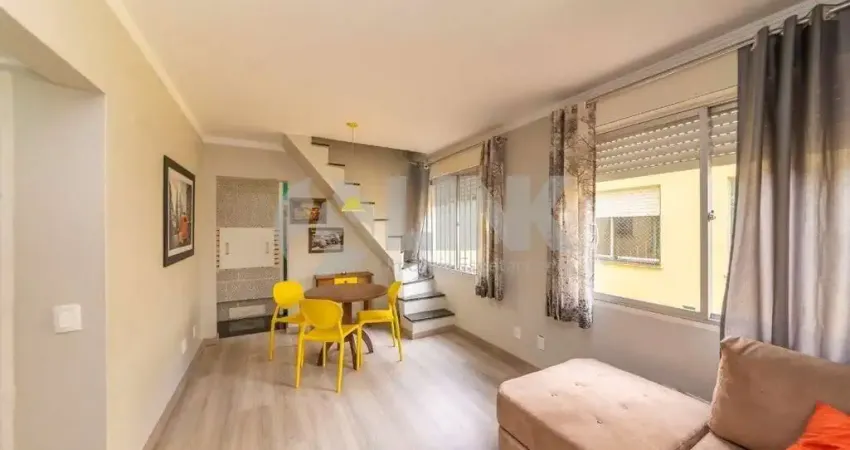 Apartamento duplex de 1 quarto à venda no bairro azenha em porto alegre