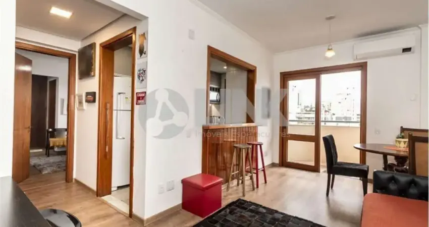 Apartamento 1 dormitório com 1 vaga de garagem à venda no bairro Independência em Porto Alegre próximo do Zaffari Fernandes Vieira